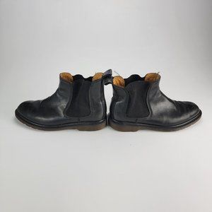 Dr Martens Black Pull On Ankle Chelsea Boot Smooth Leather  - SIZE Mens 7